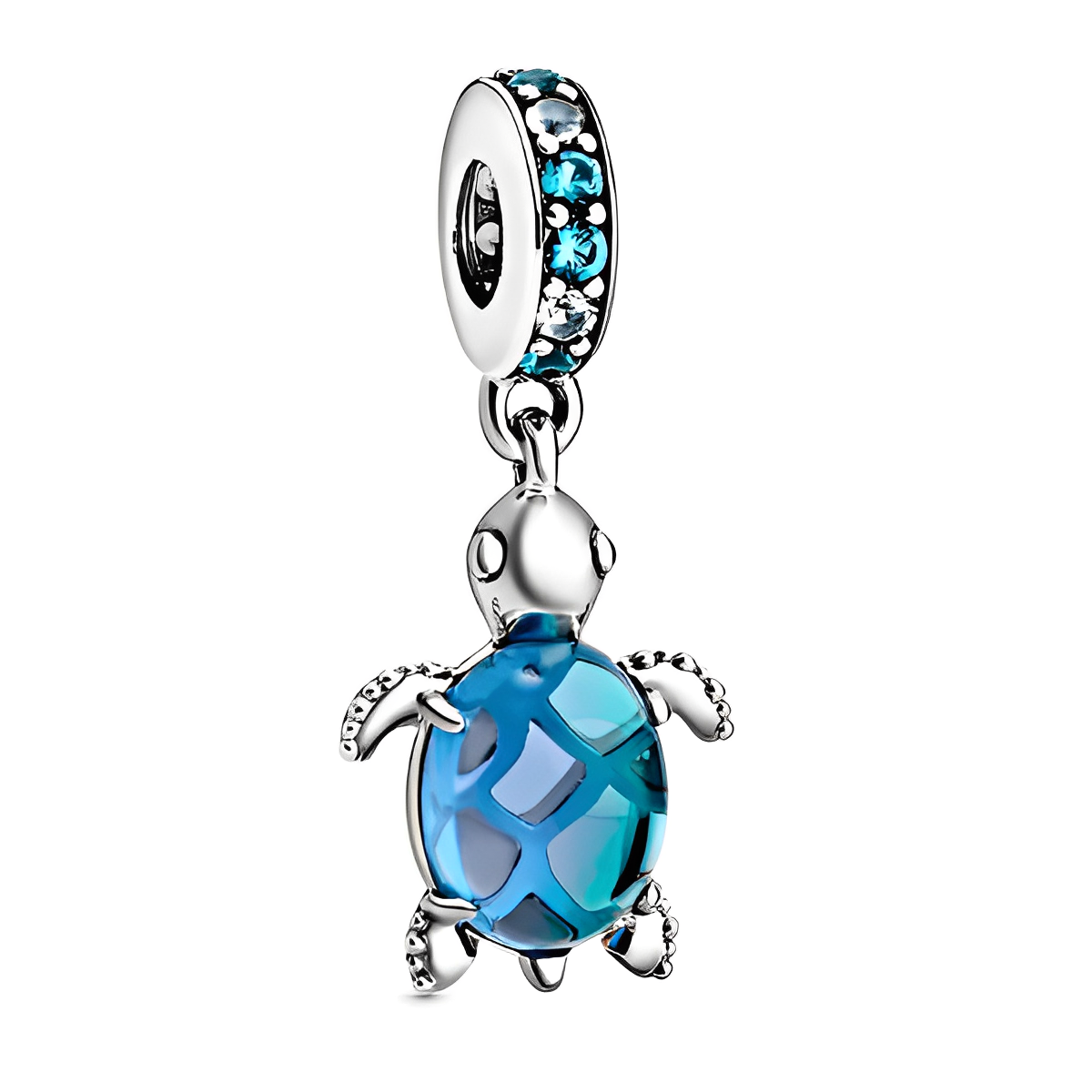 Blue Turtle Charm S925 Sterling Silver