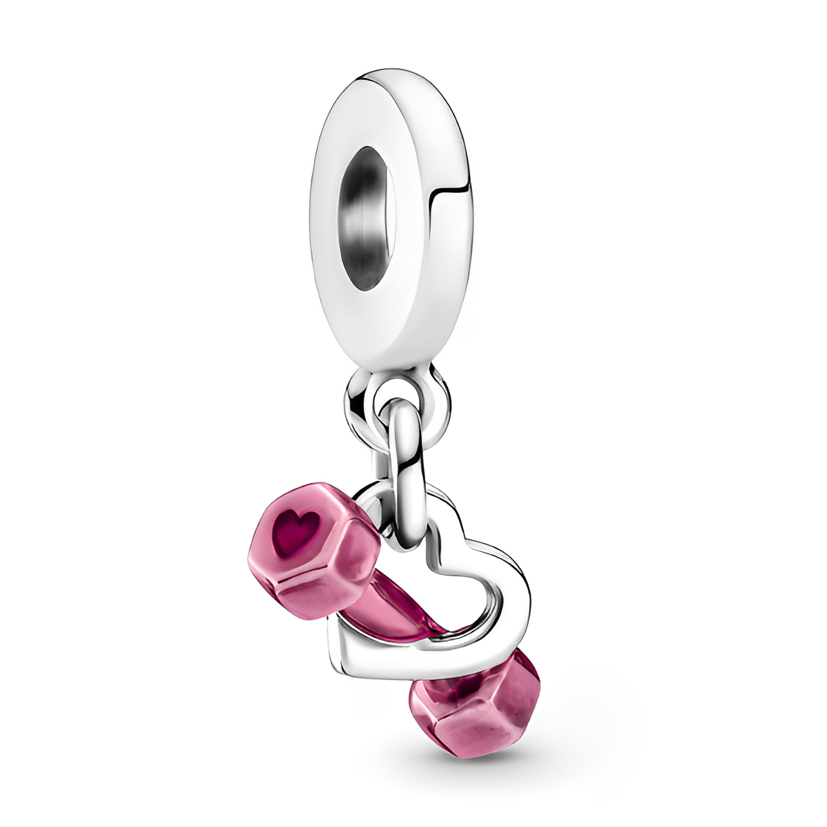 Fitness Charm S925 Sterling Silver