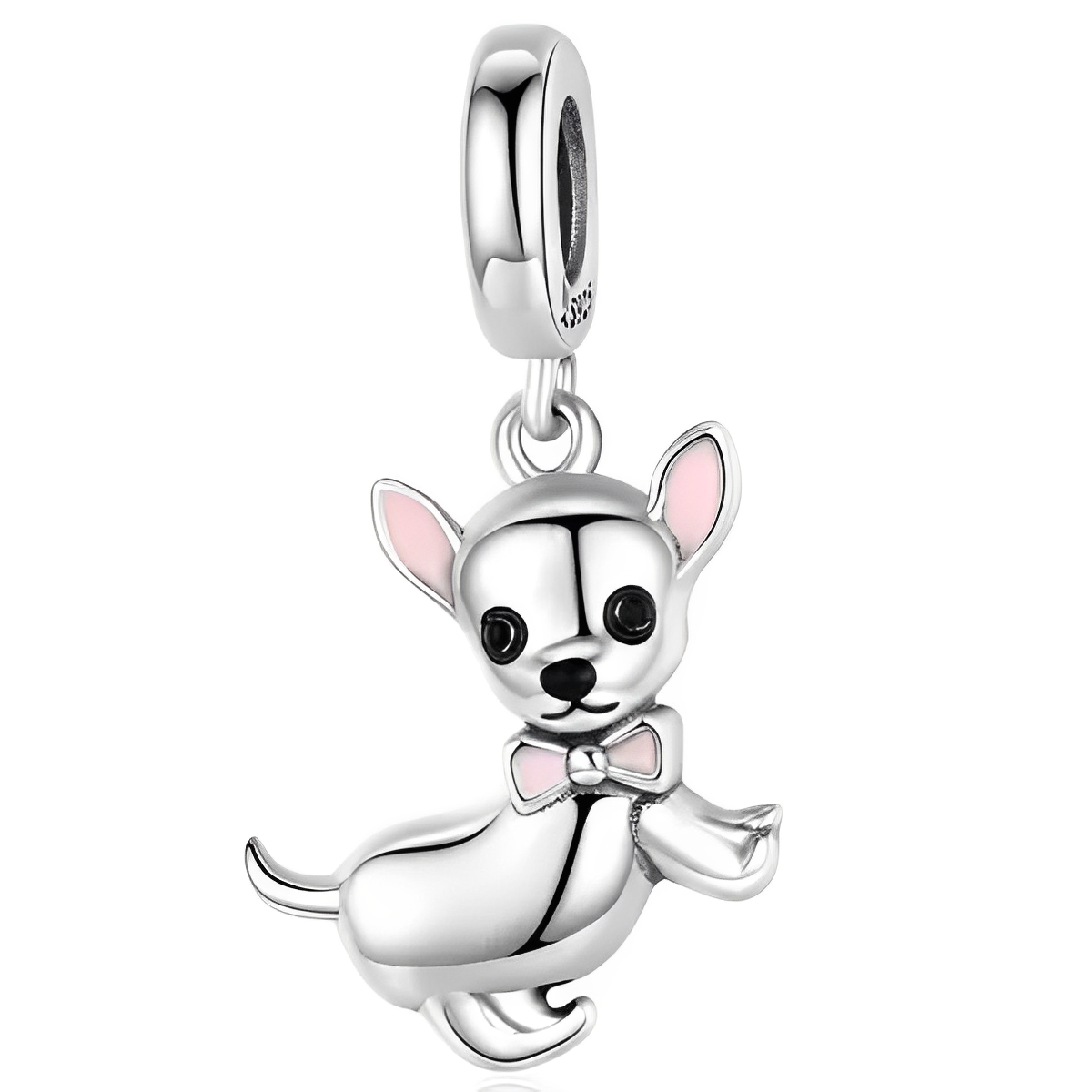 Pinscher Charm S925 Sterling Silver