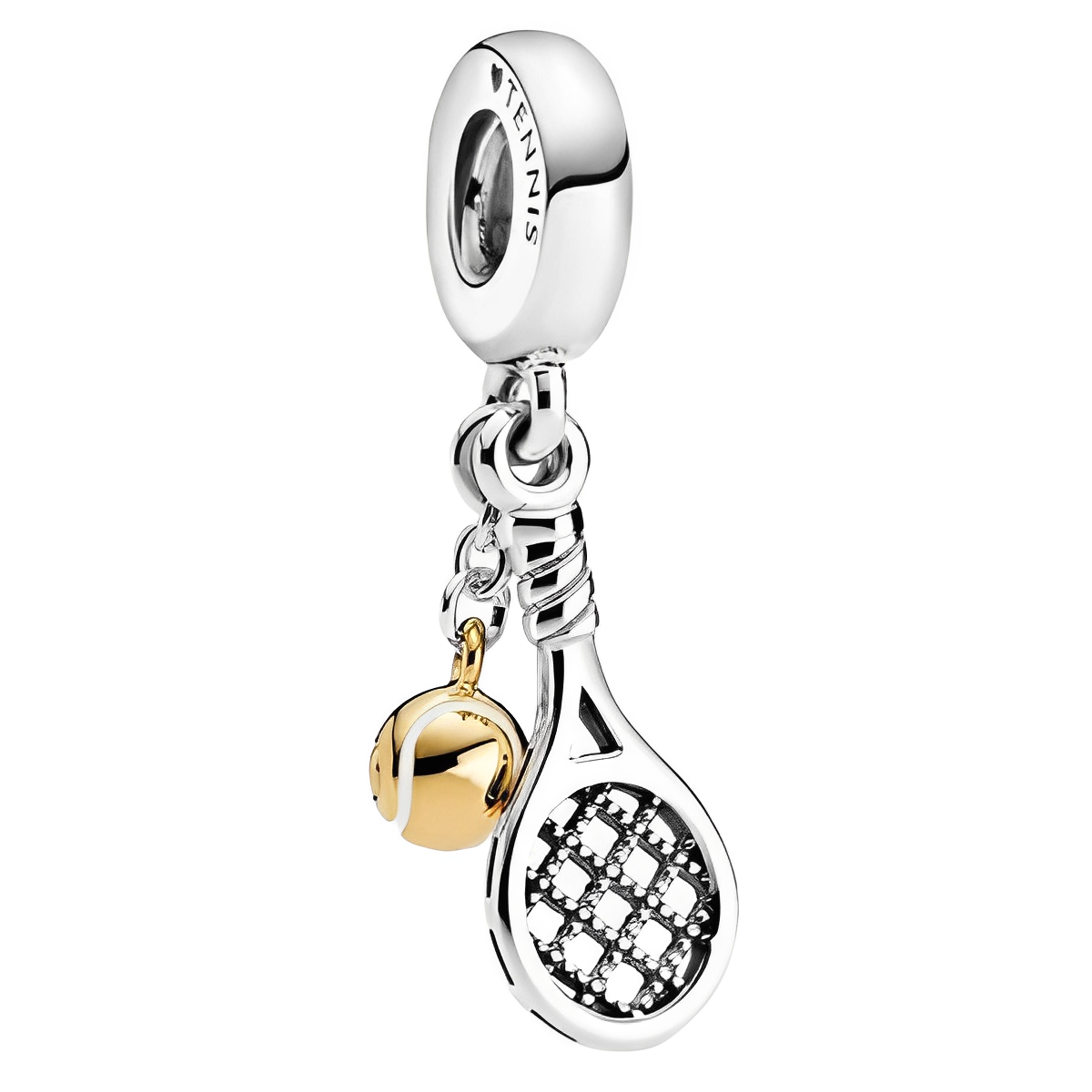 Racket Charm S925 Sterling Silver