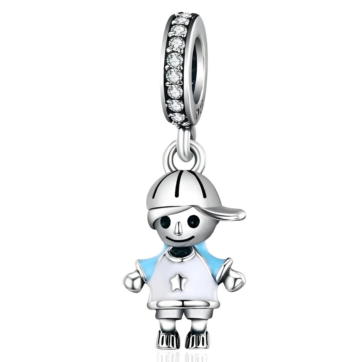 Boy/Girl Charm S925 Sterling Silver