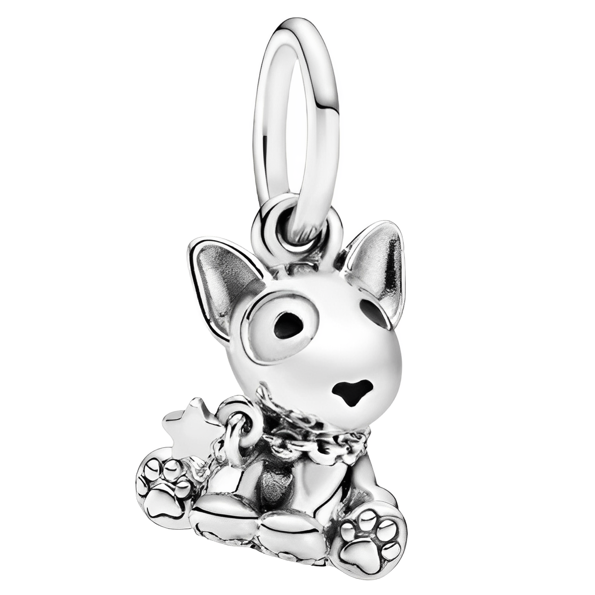 Bull Terrier Charm S925 Sterling Silver