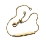 Sleek Nameplate Bracelet 18K Gold Plated