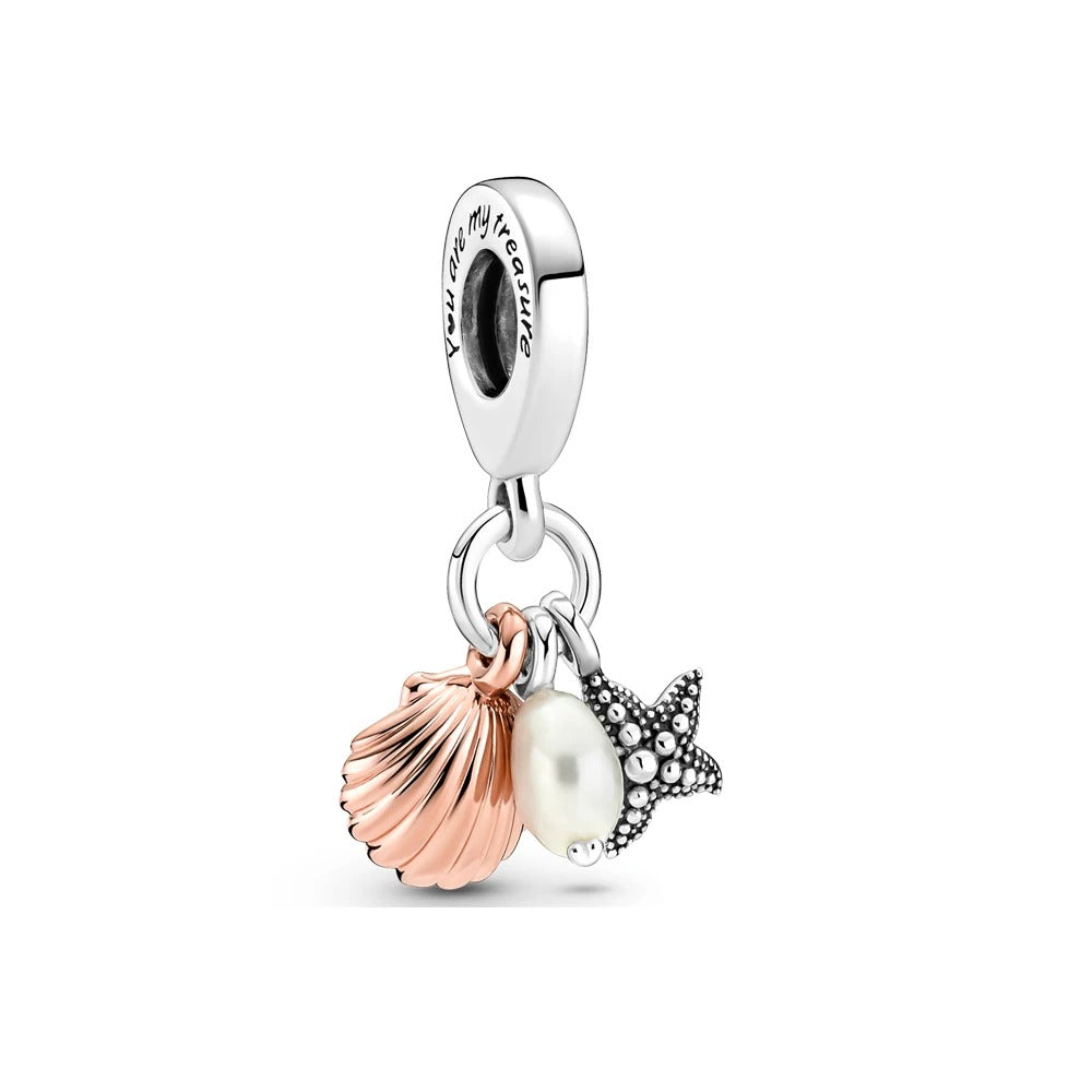 Marine Shell Charm S925 Sterling Silver